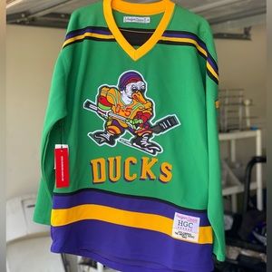 Mens Mighty Duck Goldberg Hockey Jersey !